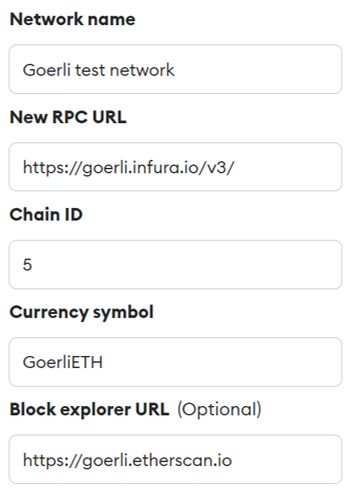 How to Add Networks on Metamask-Goerli