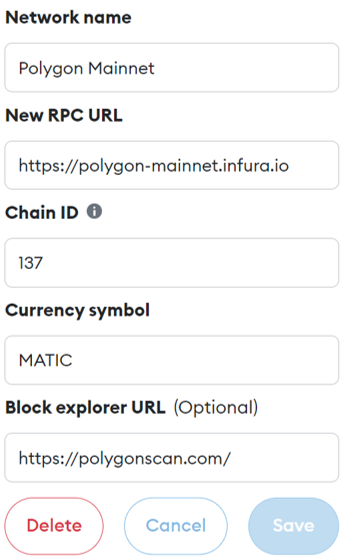 How to Add Networks on Metamask-Polygon