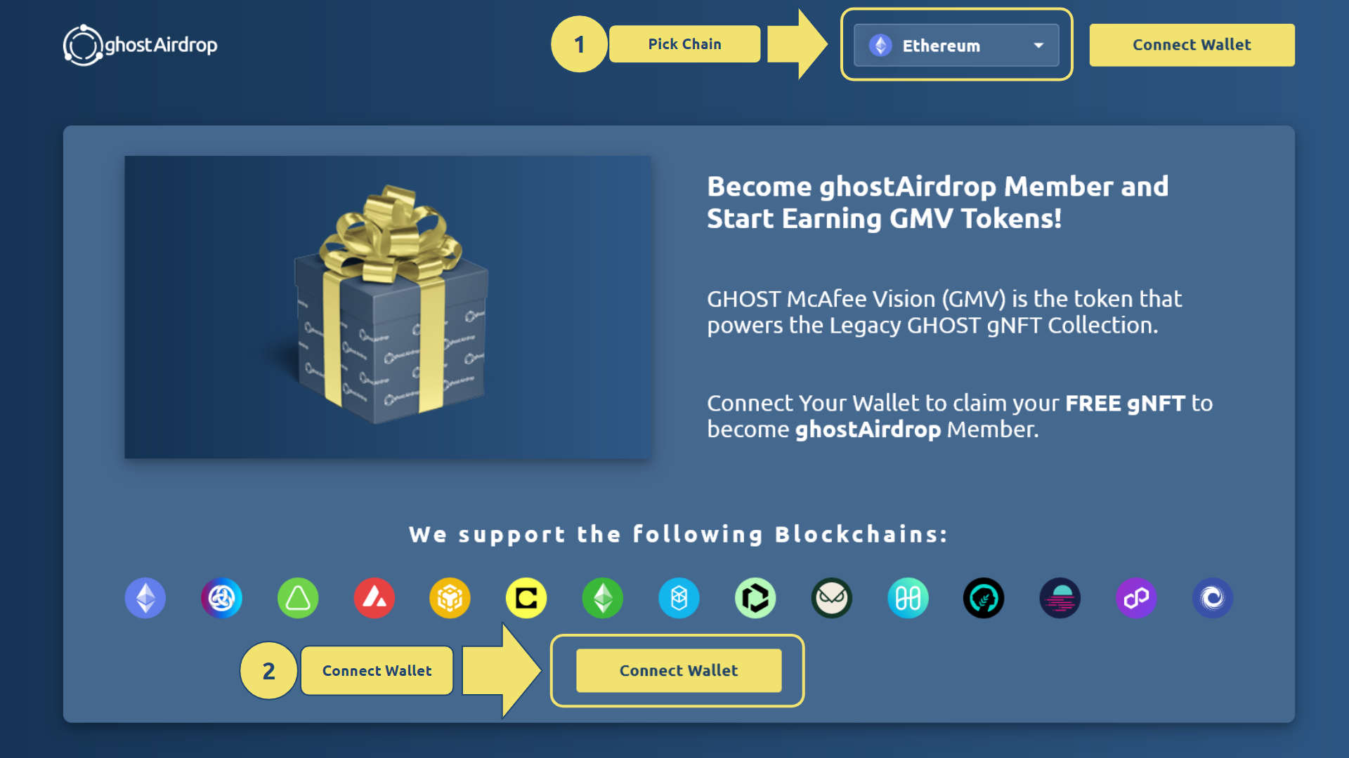 ghostAidrop-Now-Live-on-Ethereum-Mainnet---Figure-1-ghostAirdrop-Homepage