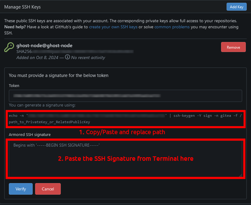 Generating Keys & Applying For Genesis Add SSH Verification