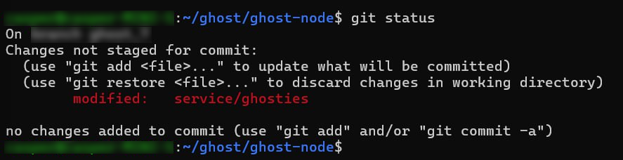 Generating Keys & Applying For Genesis Block Git Status