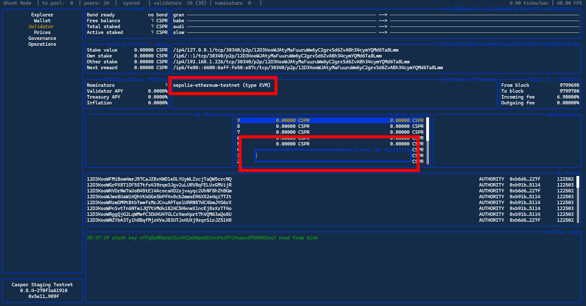 GHOST Eye Validator Tab Gatekepeer Panel Bump Blocks