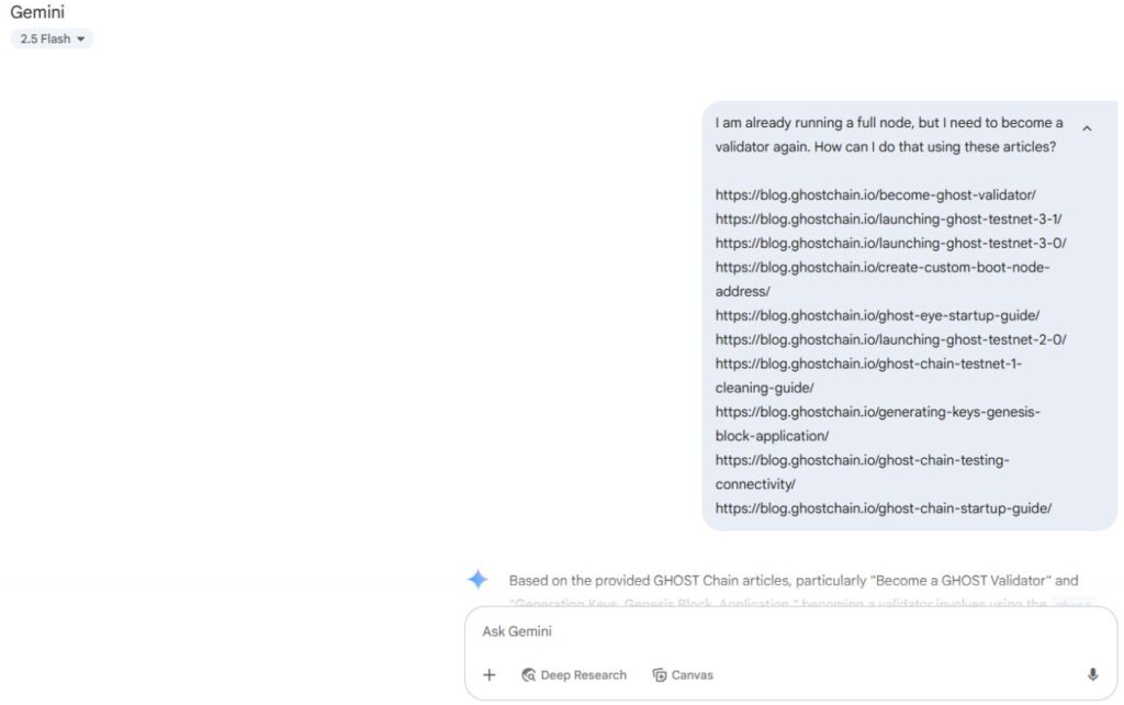 Troubleshooting GHOST Node Using AI | GHOST Blog